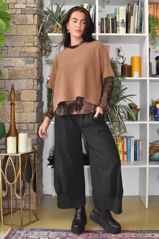 Tiby Cashmere Touch Layering Top Baroque Country Bloom Earth